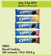 Oreo Biscuit Cookies (All Variants)-For 5 x 119.6-128.8g