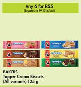 Bakers Topper Cream Biscuits (All Variants)-For 6 x 125g
