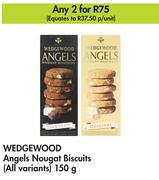 Wedgewood Angles Nougat Biscuits (All Variants)-For 2 x 150g