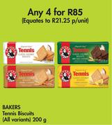 Bakers Tennis Biscuits (All Variants)-For 4 x 200g