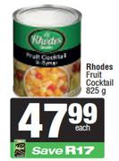 Rhodes Fruit Cocktail-825g