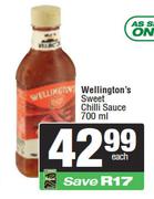 Wellington's Sweet Chilli Sauce-700ml