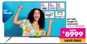TCL 65" (165cm) UHD 4K Google TV 65G6600G