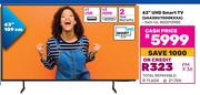 Samsung 43" (109 cm) UHD LED Smart TV UA43DU7000KXXA