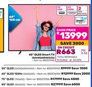 Samsung 85" (215cm) QLED Smart TV 85Q60D