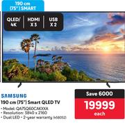 Samsung 75"(190cm) Smart QLED TV 458052