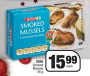 Spar Smoked Mussels-85g Each