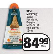 Spar Marksbury Select Parmigiano Reggiano Medium Fat Hard Cheese-150g Each