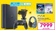 PS4 500GB Slim Console-Per Bundle