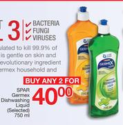 Germex Dishwashing Liquid-2x750ml
