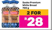 Sasko Premium White Bread-For 2 x 700g