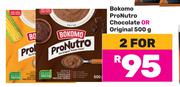 Bokomo Pro Nutro Chocolate Or Original-For 2 x 500g