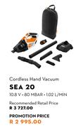Stihl Cordless Hand Vacuum SEA 20
