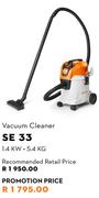 Stihl Vacuum Cleaner SE 33