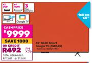 TCL 65"(165cm) QLED Smart Google TV 65C655