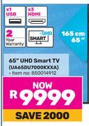 Samsung 65"(165cm) UHD Smart TV UA65DU7000KXXA