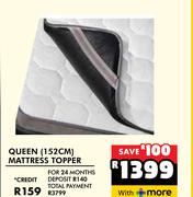 Queen 152cm Mattress Topper