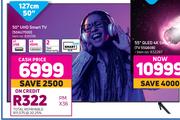 Samsung 50" (127cm) UHD Smart TV 50AU7000