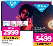 Samsung 32" (81cm) Smart HD TV 32N5300