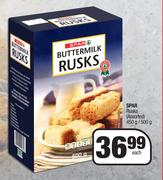 Spar Rusks Assorted-450g/500g Each