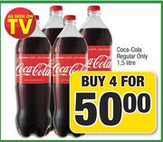 Coca-Cola (Regular Only)-For 4 x 1.5Ltr