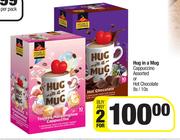 Hug In A Mug Cappuccino Assorted Or Hot Chocolate-For 2 x 8's/10's Pack