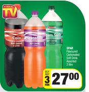 Spar Flavoured Carbonated Soft Drink Assorted-For 3 x 2L