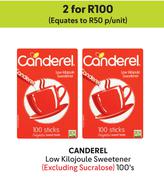 Canderel Low Kilojoule Sweetener (Excluding Sucralose)-For 2 x 100's Pack