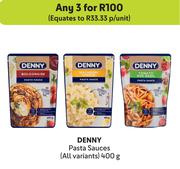 Denny Pasta Sauce (All Variants)-For Any 3 x 400g