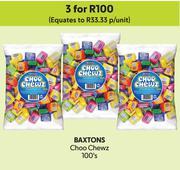 Baxtons Choo Chews 100's Pack-For 3