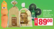 Spar Freshline Potato 3Kg,Onion 1Kg,Gem Squash 1Kg & Butternut 2s-For All