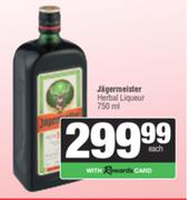 Jagermeister Herbal Liqueur-750ml