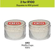 Aro Muffin Cups-For 2 x 100's
