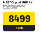 Samsung 58" (147cm) Crystal UHD 4K Television UA58CU7000KXXA
