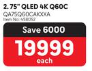 Samsung 75" (190cm) QLED 4K Q60C Television QA75Q60CAKXXA