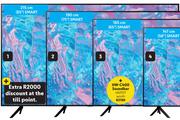 Samsung 85" (215cm) Crystal UHD 4K Television UA85CU7000KXXA