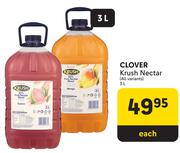 m Clover Krush Nectar (All Variants)-3Ltr Each