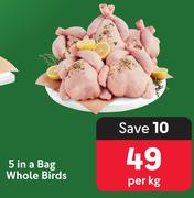 5 In A Bag Whole Birds-Per kg