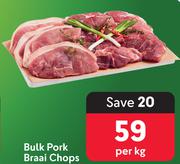 Bulk Pork Braai Chops-Per Kg