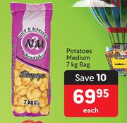 Potatoes Medium Bag-7kg Each