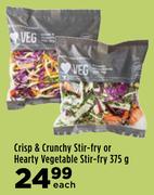 Crisp & Crunchy Stir-Fry or Hearty Vegetable Stir Fry-375g Each