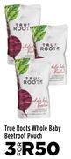 True Roots Whole Baby Beetroot Pouch-For 3