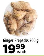 Ginger Prepacks-200g Each