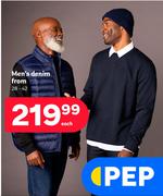 Men's Denim 28-42-Each