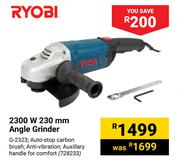 Ryobi 2300W 230mm Angle Grinder