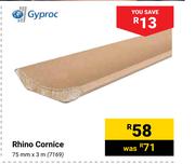 Gyproc Rhino Cornice-75mm x 3m