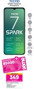 Tecno Spark 7 64GB 4G Smartphone-On 1.2GB Red Top Up Core More Data