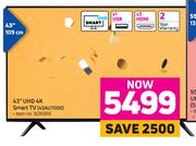 Samsung 43" (109cm) UHD 4K Smart TV