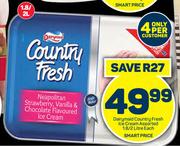 Dairymaid Country Fresh Ice Cream Assorted-1.8L/2L Each