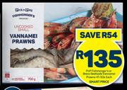 PnP Fishmonger's Or Breco Seafoods Vannamei Prawns 41-50s-Each